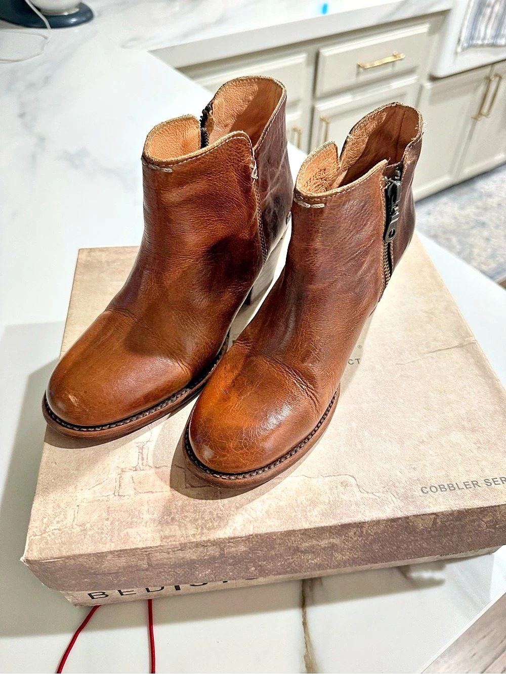 Bed Stu Manchester Leather Ankle Boot Brown Ankle Boots